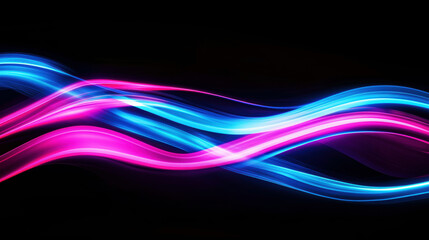 A colorful wave with pink and blue colors