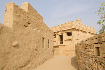Kuldhara, Whispers of History, abandoned ruins,  acquired reputation as a haunted site, Jaisalmer, Rajasthan, India, Asia.