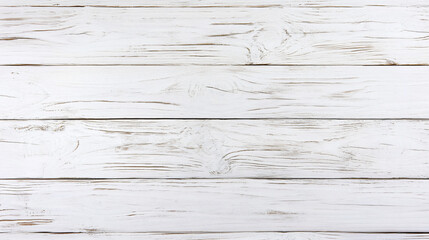 White Wooden Background.