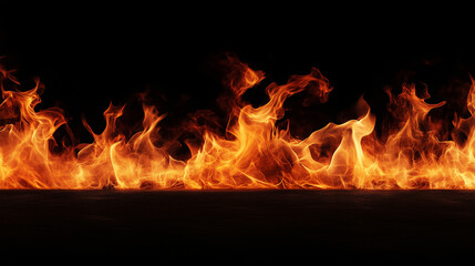 Fototapeta premium fire in the background