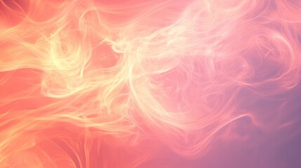 Fototapeta premium A vibrant abstract representation of swirling colorful smoke.