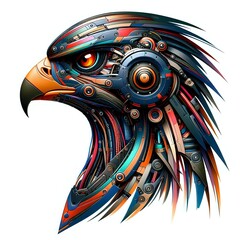 futuristic eagle