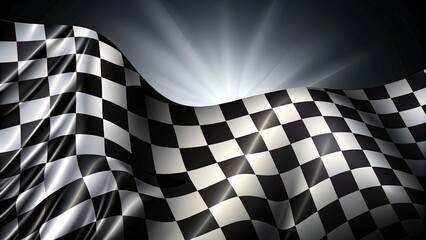 Checkered flag background for race-themed design, checkered, flag, racing, finish line, speed, victory, competition, pattern