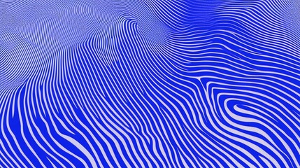 Fototapeta premium Abstract Blue and White Striped Pattern