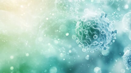Immunological Symphony: Dynamic White Blood Cells Protecting the Body in Serene Tones