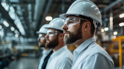 International Investors Engaged in a Tour of a Cutting-Edge Green Technology Facility, Showcasing Innovation and Progress.