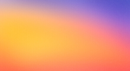 Soft gradient background transitioning from yellow to purple, ideal for creating warm and inviting digital designs. for web graphics, banners, social media content. Space available for text overlay