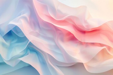 Obraz premium Abstract Fabric Texture with Soft Pastel Colors