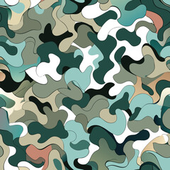 multi color seamless abstract pattern wallpaper