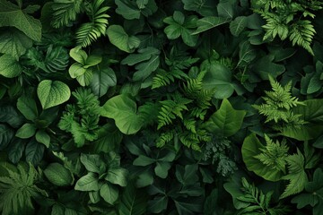 Discover the Silent Symphony of Lush Greenery: Nature's Palette of Vibrant Leaves and Textures, Uniting in Serene Harmony and Beauty.