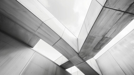 Minimalistic Abstract Architecture Desktop Wallpaper