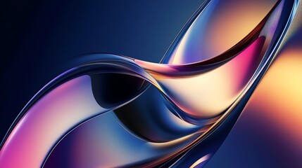 Naklejka premium Abstract Colorful Fluid Waves Background