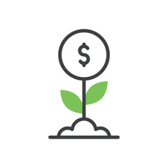 Investment vector icon