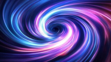 A mesmerizing swirl of vibrant colors, blending shades of blue, purple, and pink in a dynamic abstract composition.