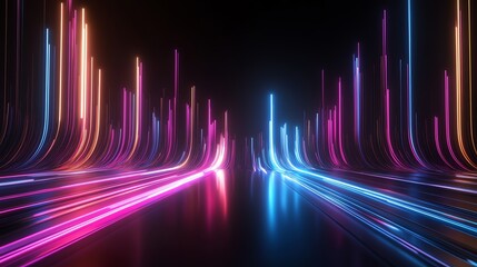 Abstract Neon Lights
