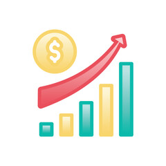 Growth Rate vector icon