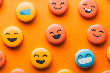 Fototapeta premium World smile day illustration.