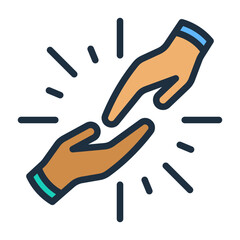 Helping Hand Icon