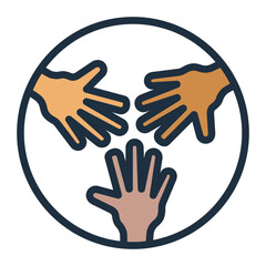 Fototapeta premium Nonprofit Sector Icon