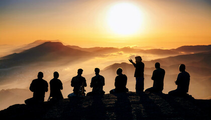 People's beliefs, worship, culture, prayers and supplications in the mountains and nature