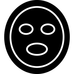 Fototapeta premium Facial Mask Icon