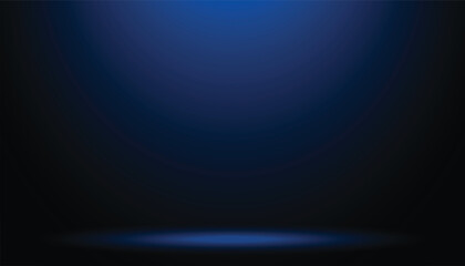 Abstract luxury dark blue background. product showcase with spotlight. black studio room. empty dark blue studio banner