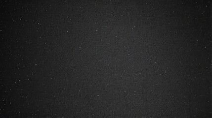 Obraz premium Textured black noise background with tiny white particles dispersed unevenly, mimicking a grainy photograph. Made with generative AI technology
