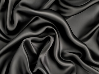 Obraz premium Black Silk Texture