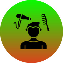 Hair styling Icon
