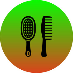 Hair brushes Icon