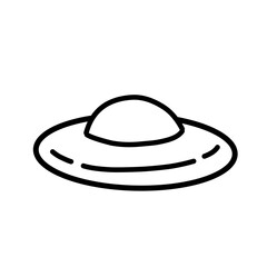 universe thin line icon
