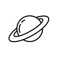 universe thin line icon