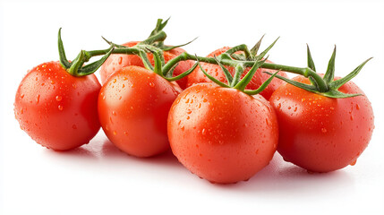 tomatoes isolated on white background