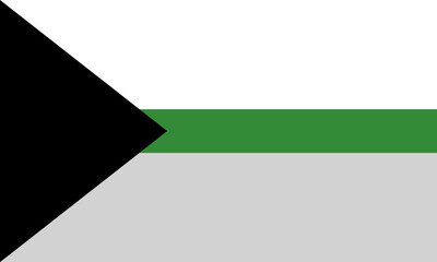 Demiromantic Pride Flag,  Representing LGBT rights, black chevron represents asexuality, gray represents gray asexuality and demisexuality, white represents sexuality, and purple represents community