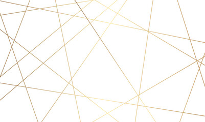Luxury random golden line background.