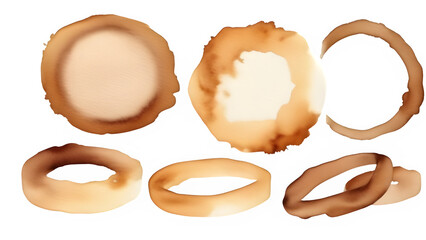 A brown stain ring