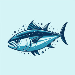 Obraz premium Illustration of a tuna