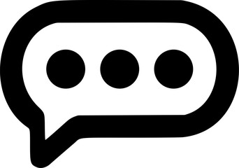 Naklejka premium Chat logos and social media comments