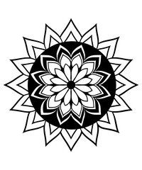 Ornamental luxury mandala pattern . mandala design for coloring book, relaxing and easy mandala art for tattoo design, vector mandala design