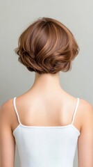 Obraz premium Elegant Short Hairstyle for Women