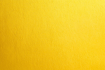 golden yellow paper background texture of bright yellow wallpaper, for design element, website banner background. AI generation.