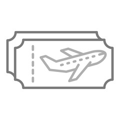 Plane ticket Icon