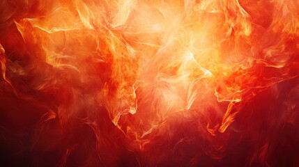 Abstract depiction of fiery colors and textures, evoking warmth and energy.