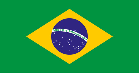 Brazil Flag Illustration