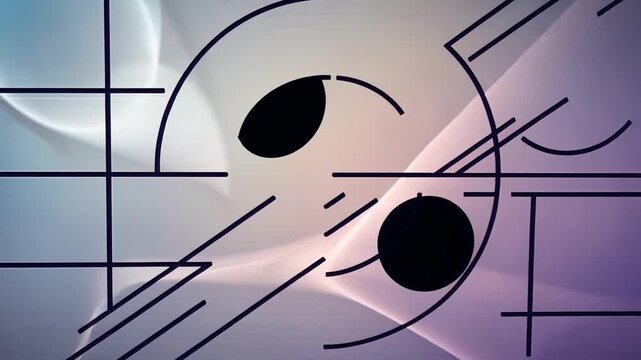 Minimalist Geometric Movement Animation