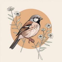 A Small Bird Perched on a Branch