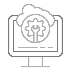 Cloud maintenance Icon