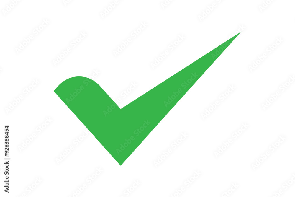 Poster green check mark transparent background png file type