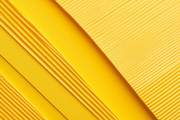Obraz premium Abstract gold background, yellow triangles, website banner, background. AI generation.