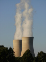 Kernkraftwerk  Grafenrheinfeld / Bergrheinfeld wurde am 16. August gesprengt